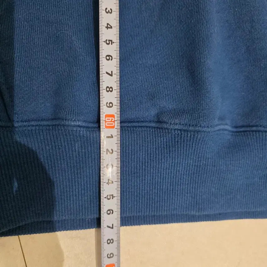 [BUNJANG] Covernat C Logo Blue Hoodie S / 커버낫 C로고 파란색 후드티 S