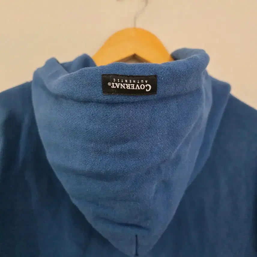 [BUNJANG] Covernat C Logo Blue Hoodie S / 커버낫 C로고 파란색 후드티 S