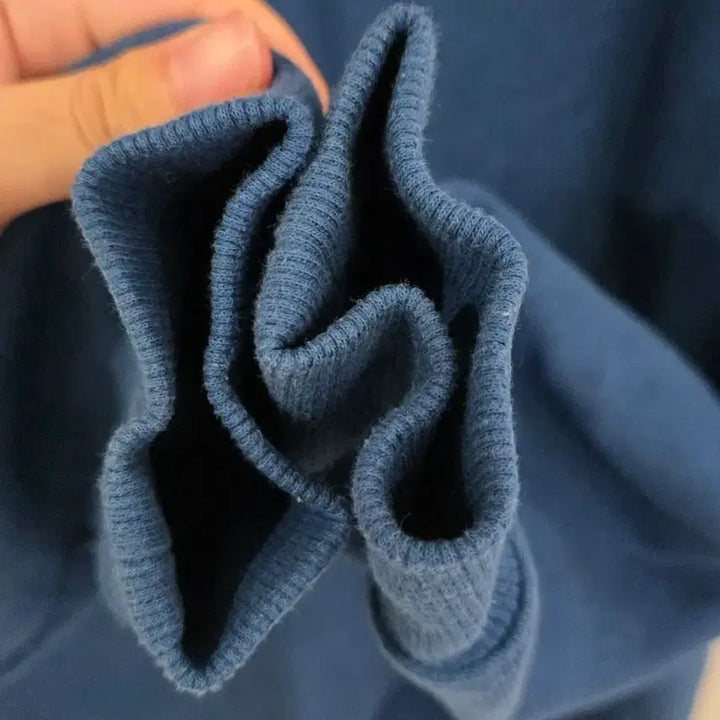 [BUNJANG] Covernat C Logo Blue Hoodie S / 커버낫 C로고 파란색 후드티 S