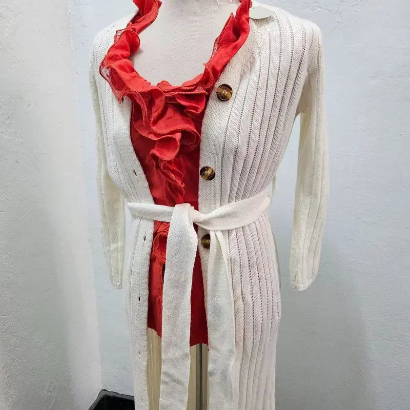 [BUNJANG] J3282 White Cardigan (Women&