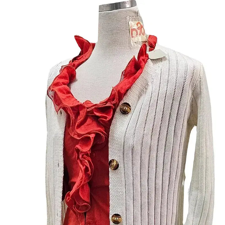 [BUNJANG] J3282 White Cardigan (Women&