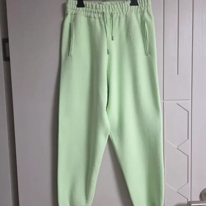 [BUNJANG] Sandro Lime Green Jogger Pants / 산드로 라임 조거팬츠(정품)최종가격다운