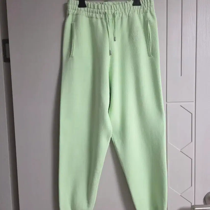 [BUNJANG] Sandro Lime Green Jogger Pants / 산드로 라임 조거팬츠(정품)최종가격다운