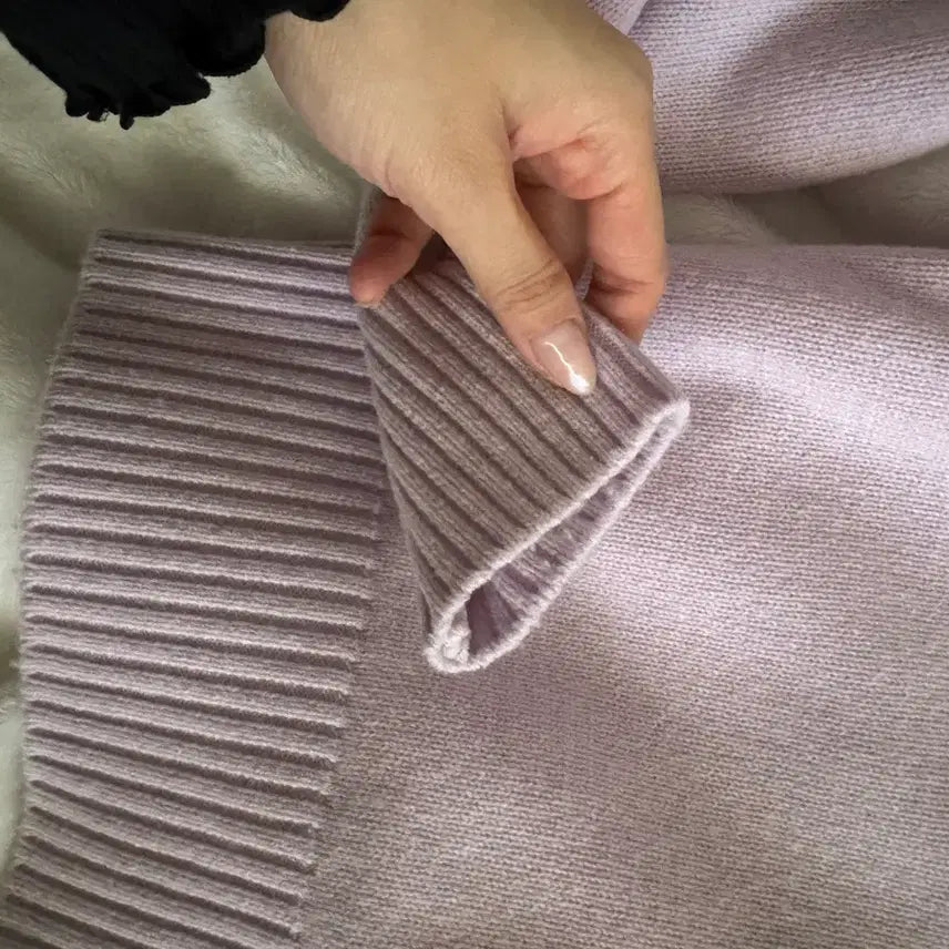 [BUNJANG] The Laurent Lavender Knit Sweater / 더로랑 라벤더 니트 s 팝니다