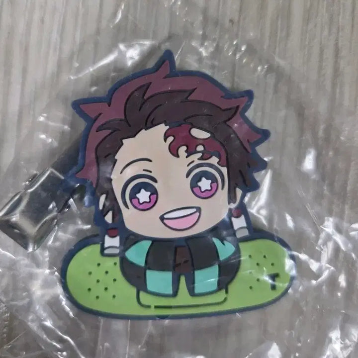 [BUNJANG] Demon Slayer Tanjiro Bandage Rubber Keychain / 반창고 러버 키링 탄지로 무한성편 귀멸의 칼날 가챠