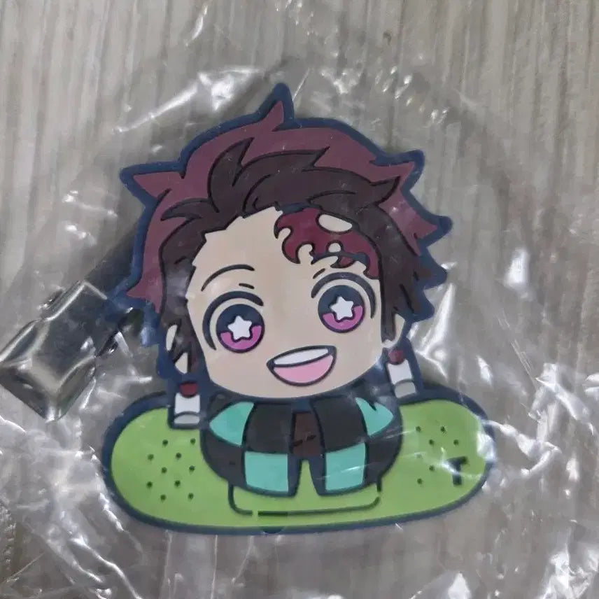 [BUNJANG] Demon Slayer Tanjiro Bandage Rubber Keychain / 반창고 러버 키링 탄지로 무한성편 귀멸의 칼날 가챠