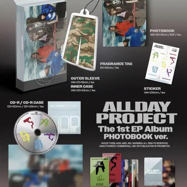 [BUNJANG] All Day Project Photobook Album Day+One Set / (미개봉 2장 세트) 올데이프로젝트 포토북 앨범 올데프 ADP