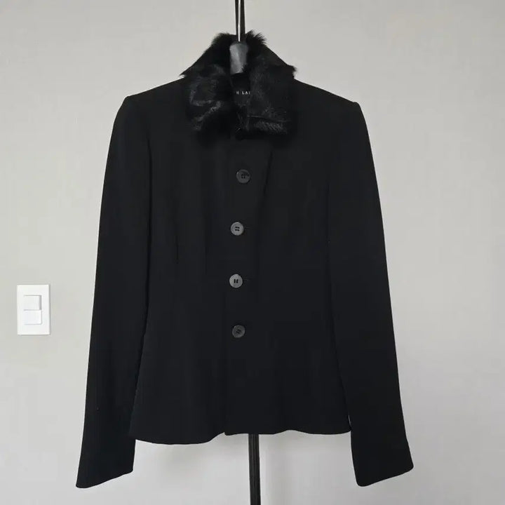 [BUNJANG] Ralph Lauren Polo Wool Blend Fur Collar Jacket XS / 랄프로렌 폴로 XS 2호 울 스판 퍼 카라 자켓 W-자켓-275