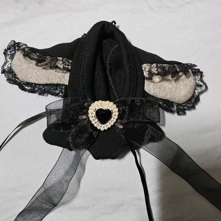 [BUNJANG] Little Bunny Black Doll Outfit / 10cm 인형옷 Little Bunny 블랙