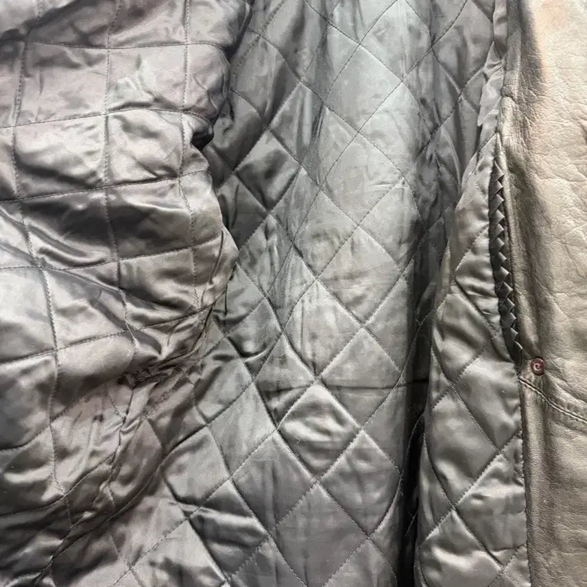[BUNJANG] Vintage Mink Leather Jacket / 빈티지 ) 희귀템 밍크 콤비 가죽 자켓