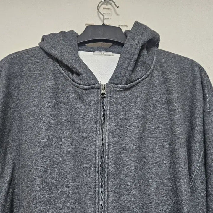 [BUNJANG] STL Hooded Zip-Up Jacket Oversized 3XL Grey / STL 후드집업 3XL 115호 빅사이즈