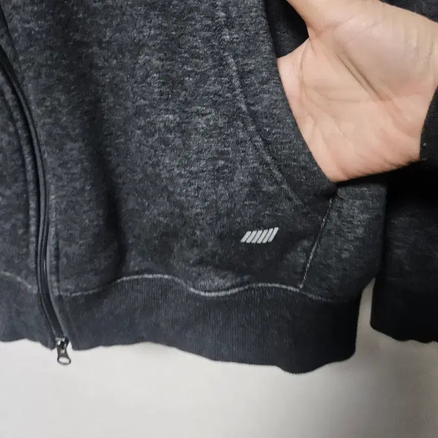 [BUNJANG] STL Hooded Zip-Up Jacket Oversized 3XL Grey / STL 후드집업 3XL 115호 빅사이즈