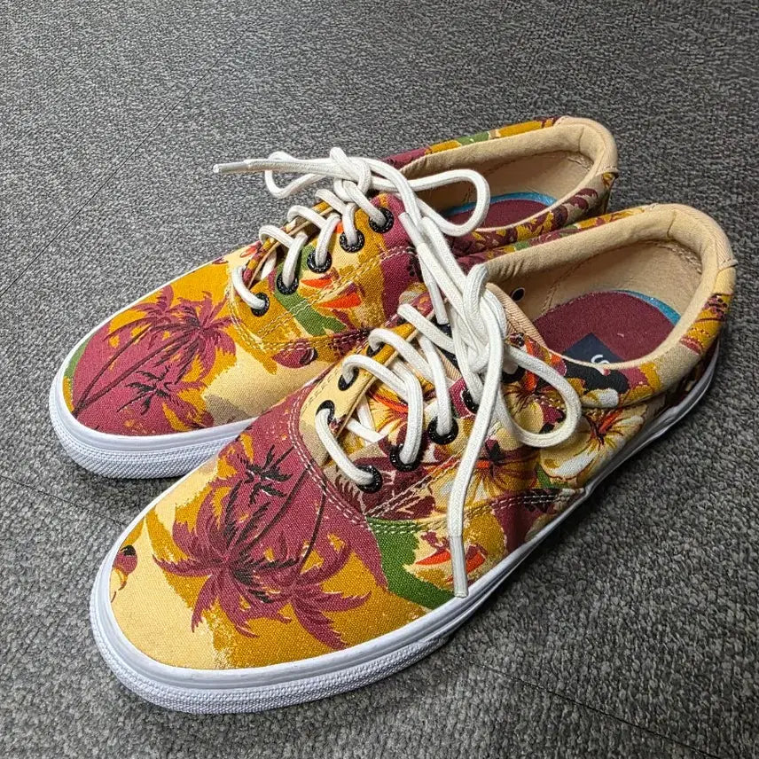 [BUNJANG] Sperry Top-Sider Palm Tree Canvas Sneakers / [260] 스페리 탑사이더 야자수 패턴 캔버스화 스니커즈