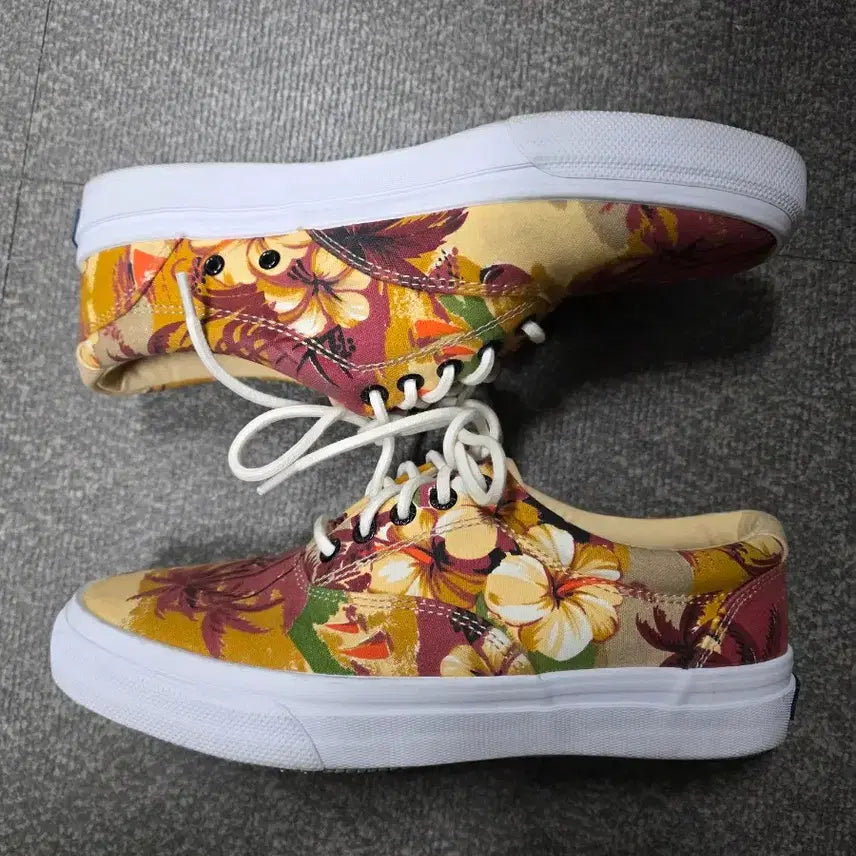 [BUNJANG] Sperry Top-Sider Palm Tree Canvas Sneakers / [260] 스페리 탑사이더 야자수 패턴 캔버스화 스니커즈