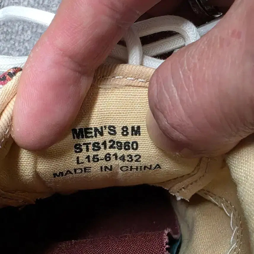[BUNJANG] Sperry Top-Sider Palm Tree Canvas Sneakers / [260] 스페리 탑사이더 야자수 패턴 캔버스화 스니커즈