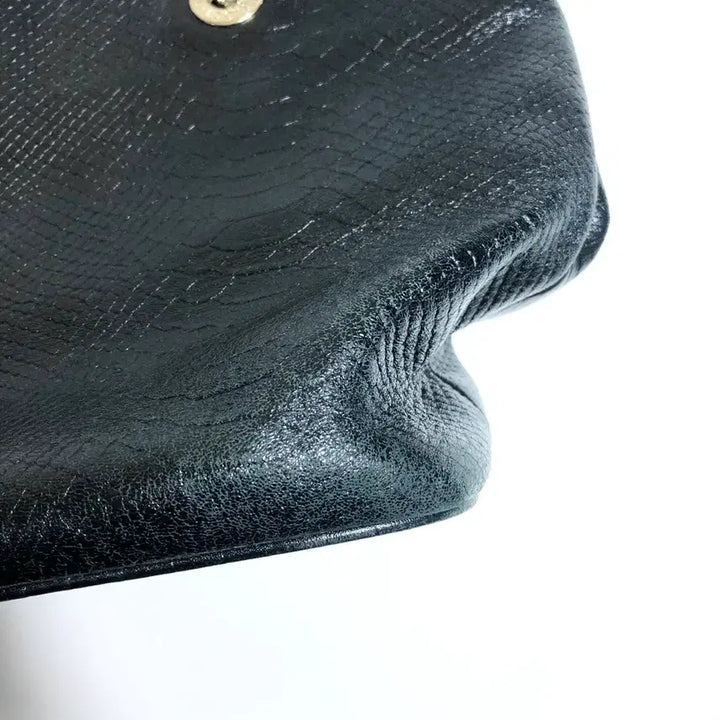 [BUNJANG] Metrocity Black Chain Shoulder Bag / 메트로시티 블랙 체인 숄더백