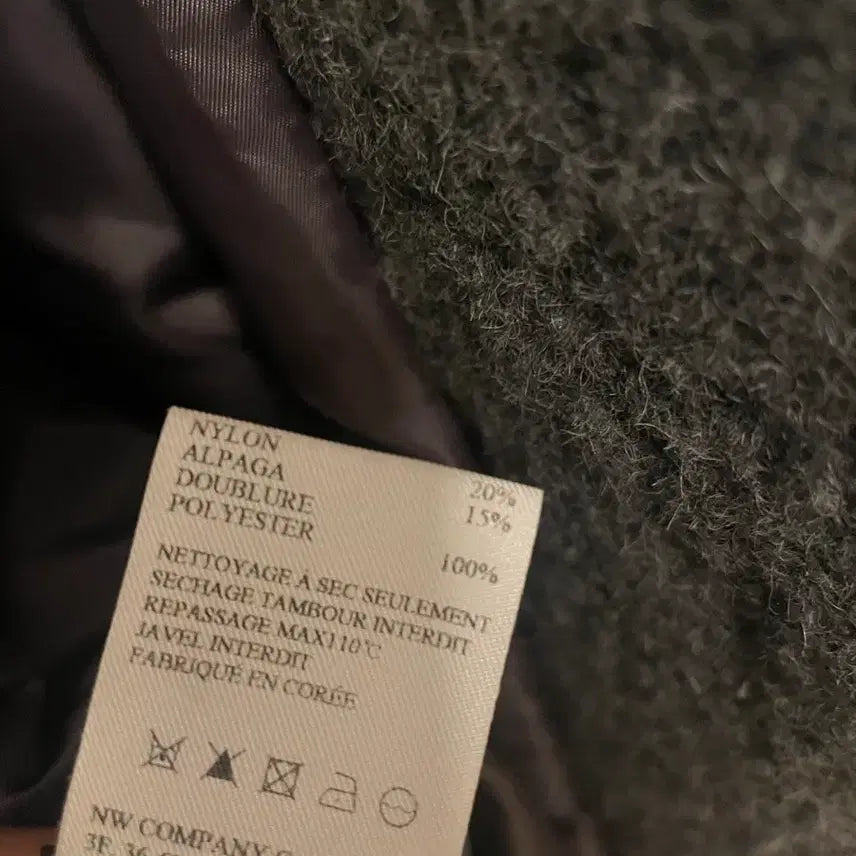 [BUNJANG] Nothing Written Classic Duffle Coat Gray / 낫띵리튼 클래식 더플코트 그레이