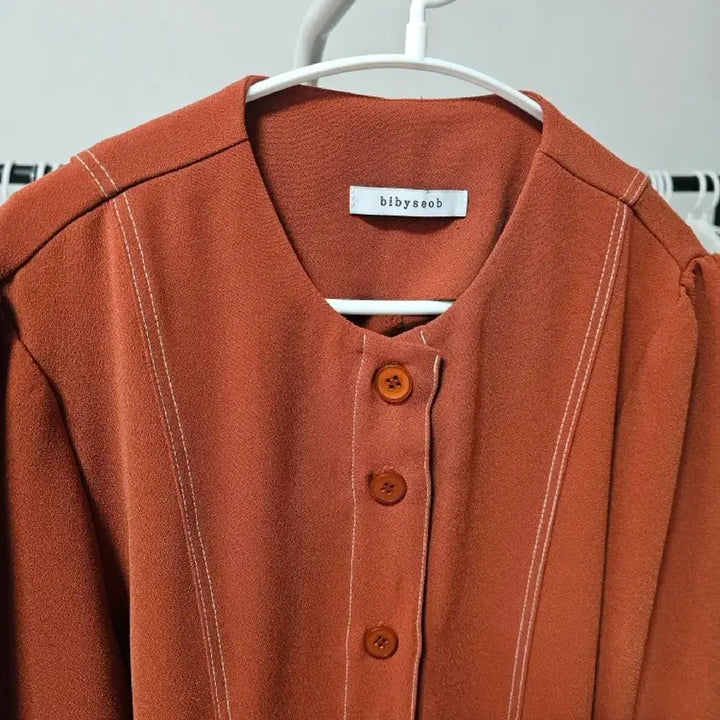 [SOLD OUT] bibyseob 오렌지색 롱 원피스