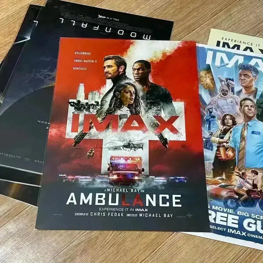 [BUNJANG] Ambulance IMAX Poster / 앰뷸런스 아이맥스 포스터 IMAX A3 영화 제이크질렌할 에이사곤잘레스