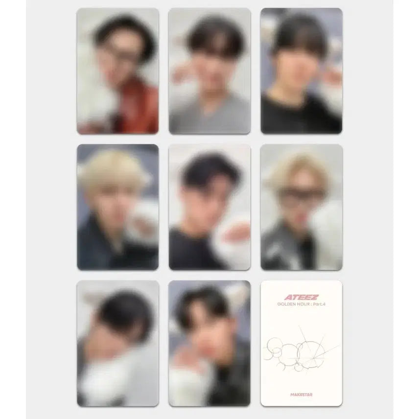 [SOLD OUT] 에이티즈 메이크스타 보송티즈 미공포 (1세트)