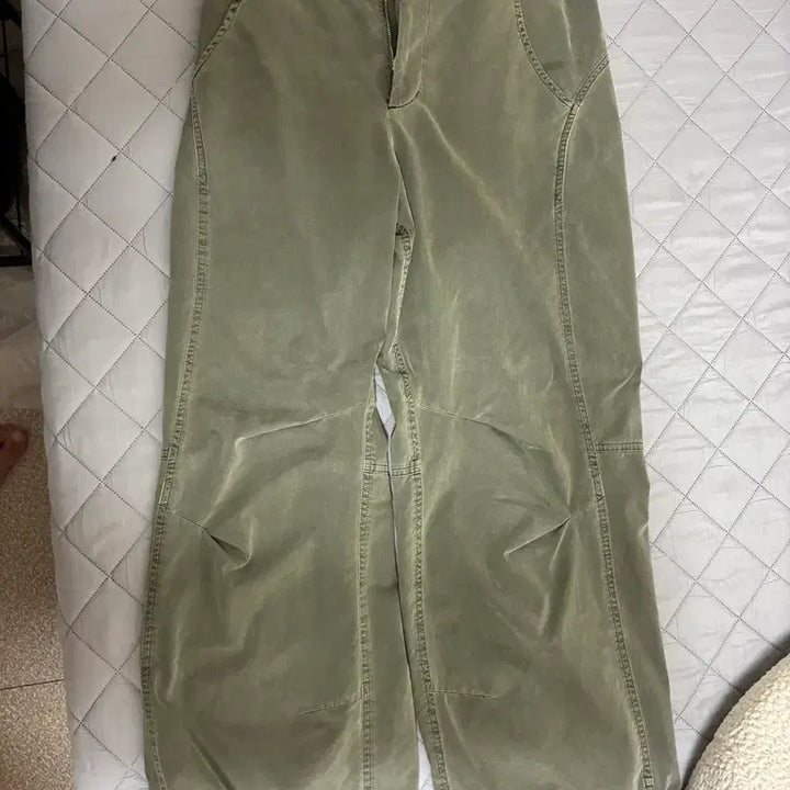 [BUNJANG] 999 Humanity Adventure Dyed Pants (Ramie Olive) / [2,M]999휴머니티 어드벤처 다이드 팬츠(모시 올리브)