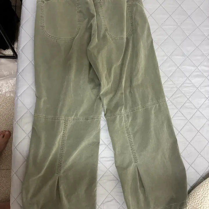 [BUNJANG] 999 Humanity Adventure Dyed Pants (Ramie Olive) / [2,M]999휴머니티 어드벤처 다이드 팬츠(모시 올리브)