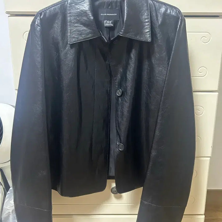 [BUNJANG] Club Monaco Leather Jacket / 클럽모나코 레더 자켓