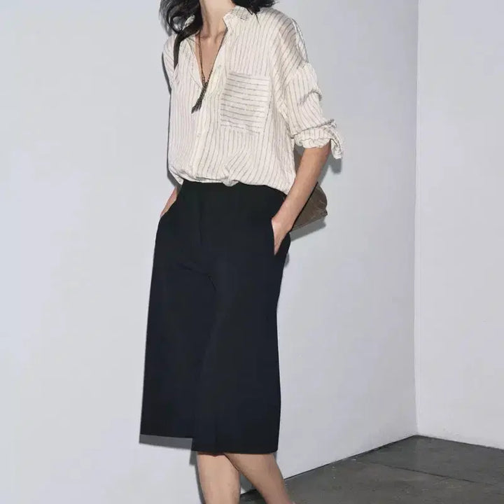 [BUNJANG] ZARA ZW Collection Long Bermuda Slacks / zara 자라 ZW 컬렉션 롱 버뮤다 슬랙스 팬츠