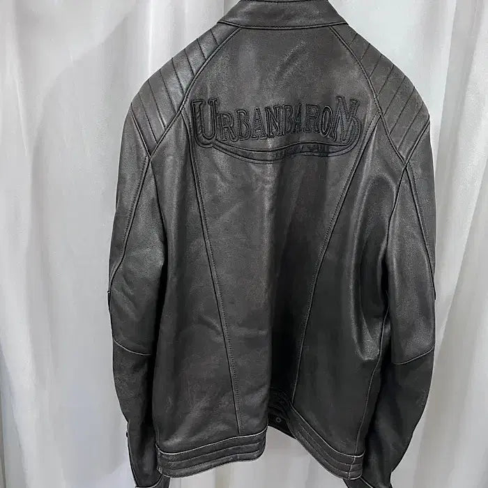 [BUNJANG] URBANBARON Leather Jacket / URBANBARON 바이크 가죽 자켓