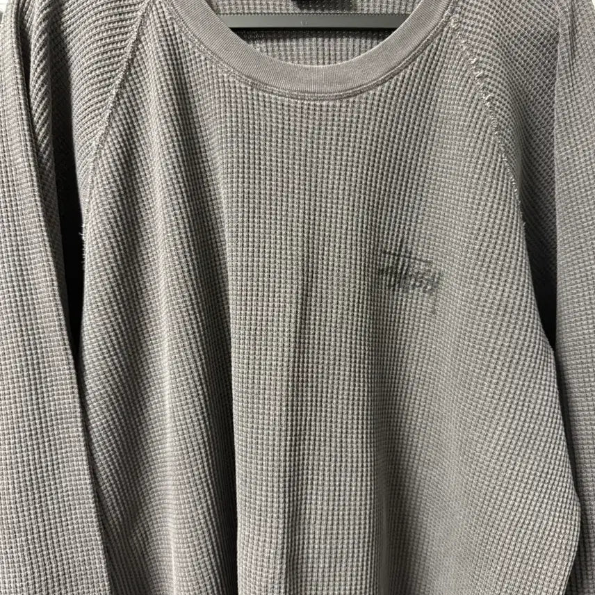 [BUNJANG] Stussy Thermal Long Sleeve Washed Black XXL / [XXL]스투시 써멀 롱슬리브 워시드 블랙