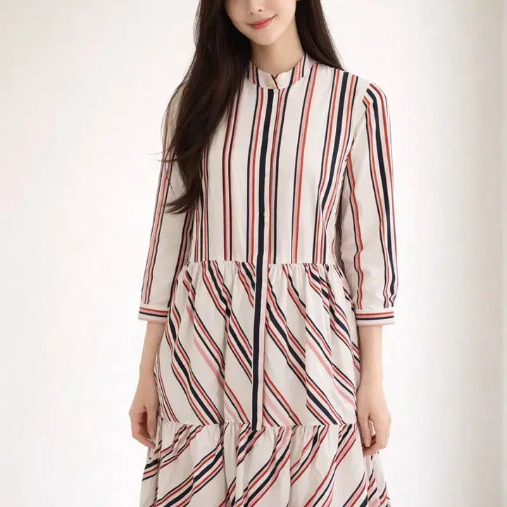 [BUNJANG] COS Striped Cotton Shirt Dress / [여자-32 (80)]COS 코스 스트라이프 코튼 셔츠드레스