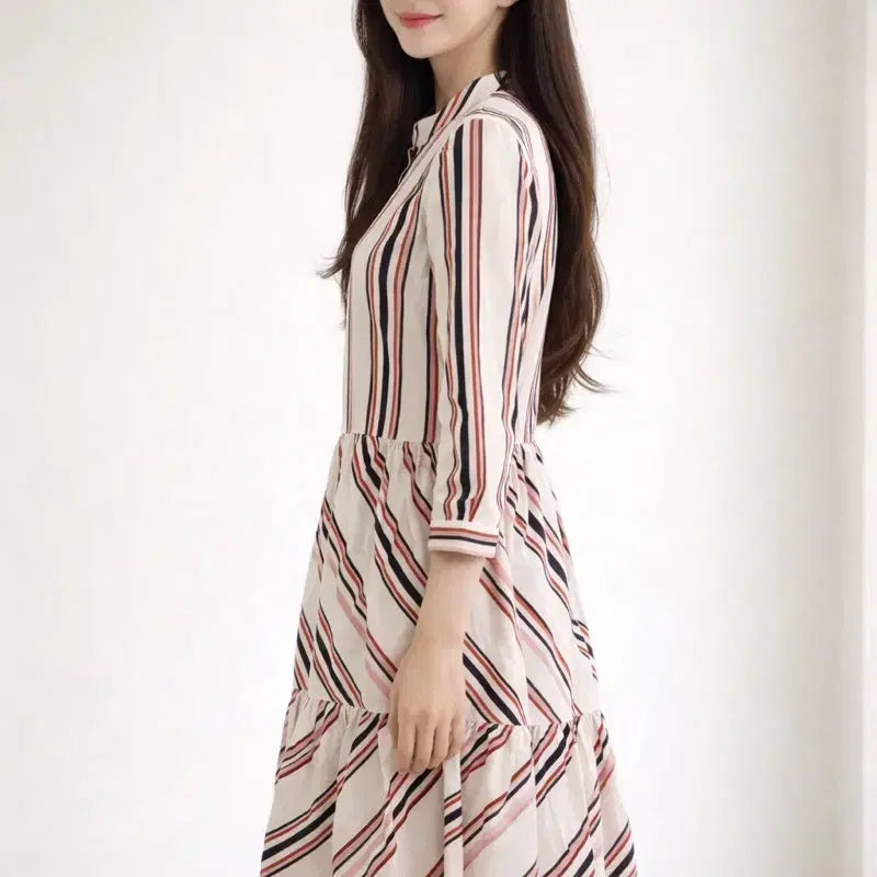 [BUNJANG] COS Striped Cotton Shirt Dress / [여자-32 (80)]COS 코스 스트라이프 코튼 셔츠드레스
