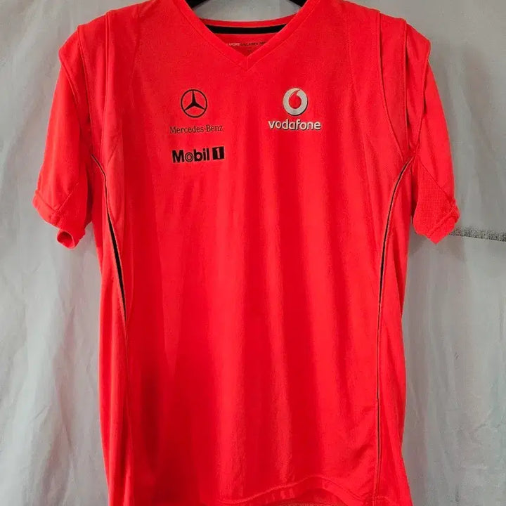 [BUNJANG] Mercedes Benz F1 Orange T-shirt / 메르세데스 벤츠 F1 반팔 티셔츠 오렌지 2xl