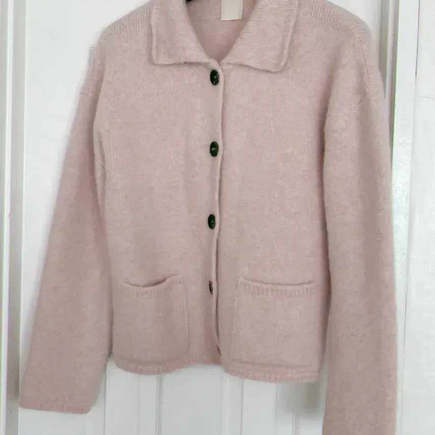 [BUNJANG] Liv Alpaca Round Collar Cardigan / Liv Alpaca Round Collar 니하운 가디건