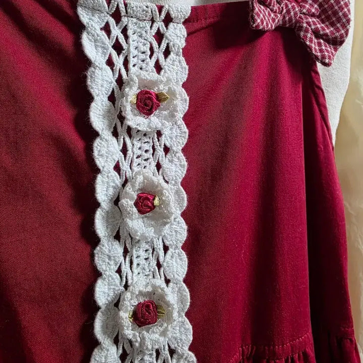 [BUNJANG] Vintage Mori Girl Long Dress Set / 유럽감성 모리걸 빈티지원피스
