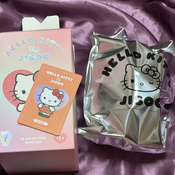 [BUNJANG] Hello Kitty Jisoo Hello Kitty Plush Keyring Orange / 헬로키티 지수 헬로키티 플러시 키링 오렌지