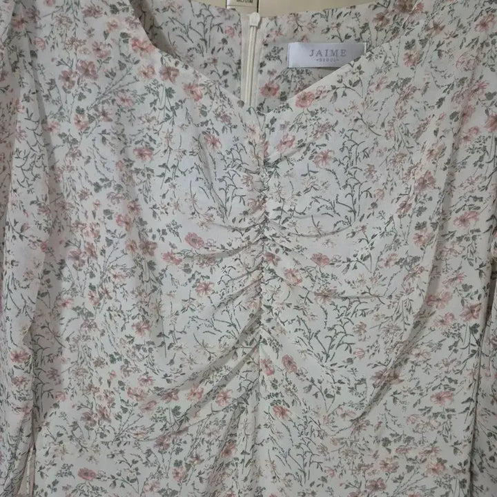 [BUNJANG] Floral Print Chiffon Dress / 잔꽃 쉬폰 원피스