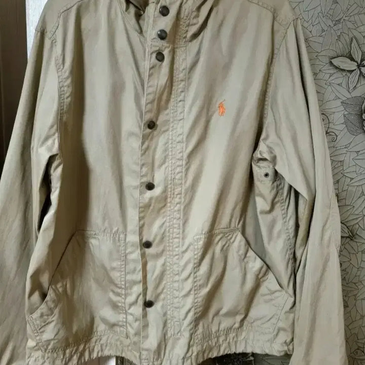 [BUNJANG] Polo Hooded Field Jacket - Size 105 / 폴로 후드야상 105