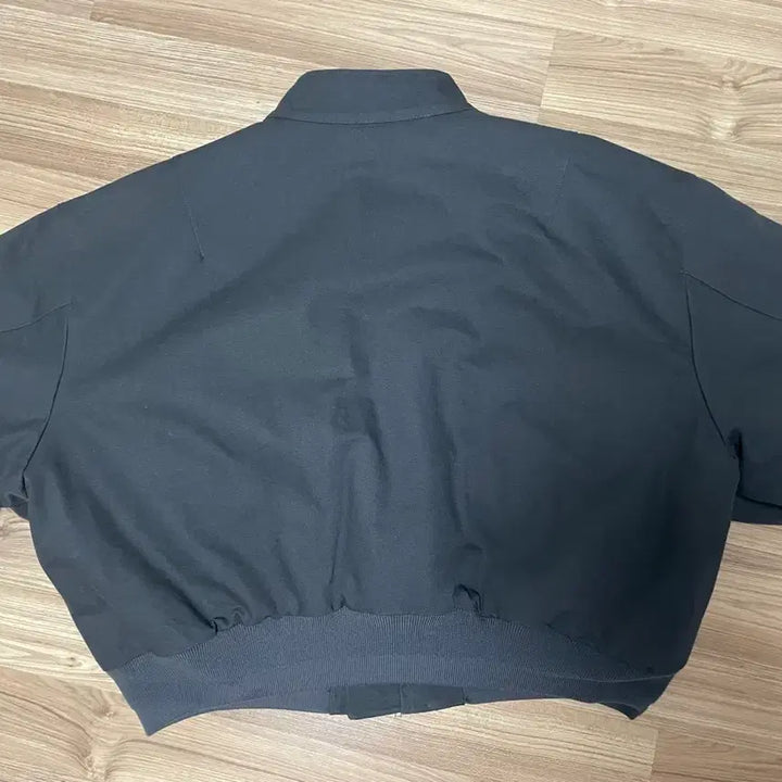 [BUNJANG] MJD Charcoal Canvas Harrington Jacket / mjd 엠제이디 캔버스 해링턴 자켓 차콜