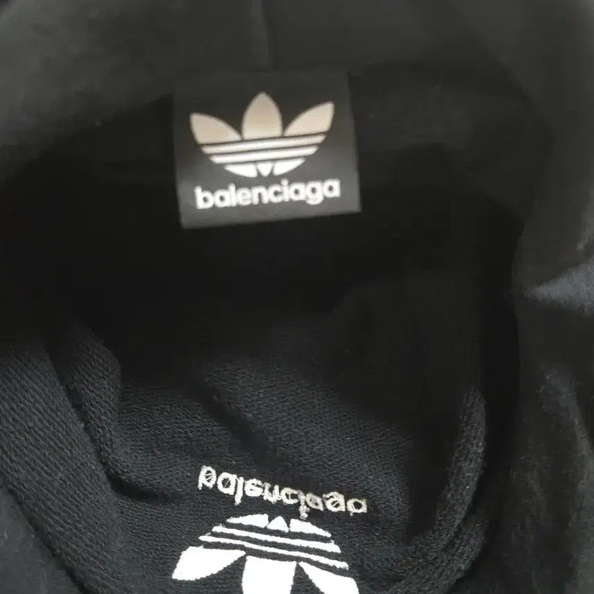[BUNJANG] Balenciaga Adidas Hoodie (Large Fit) Black / 발렌시아가 아디다스 후드 라지 핏 블랙 2