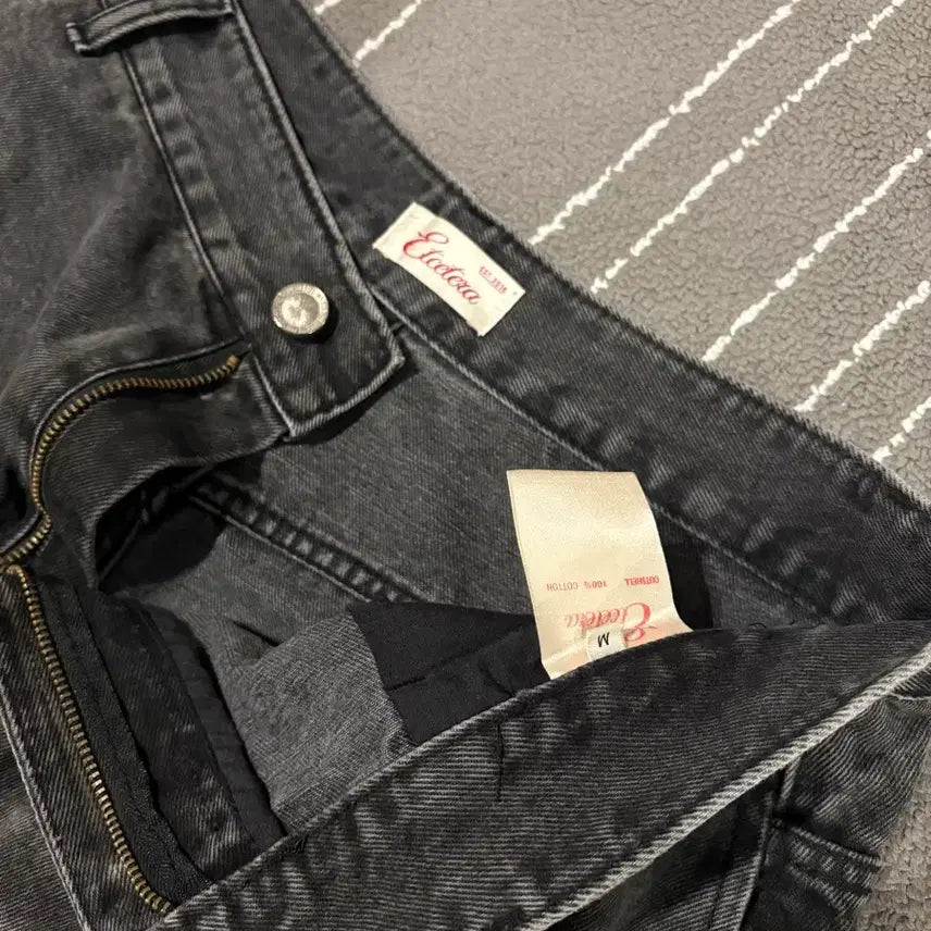 [BUNJANG] ETCE Washed Baggy Jean (Grey) - Men&
