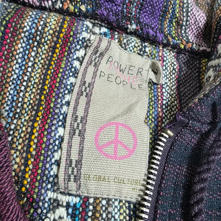 [BUNJANG] Power to the People Ethnic Hip-Hop Vest / 파워투더피플 일본빈티지)에스닉 히피 90s00s 모리걸 아메카지 후드조끼