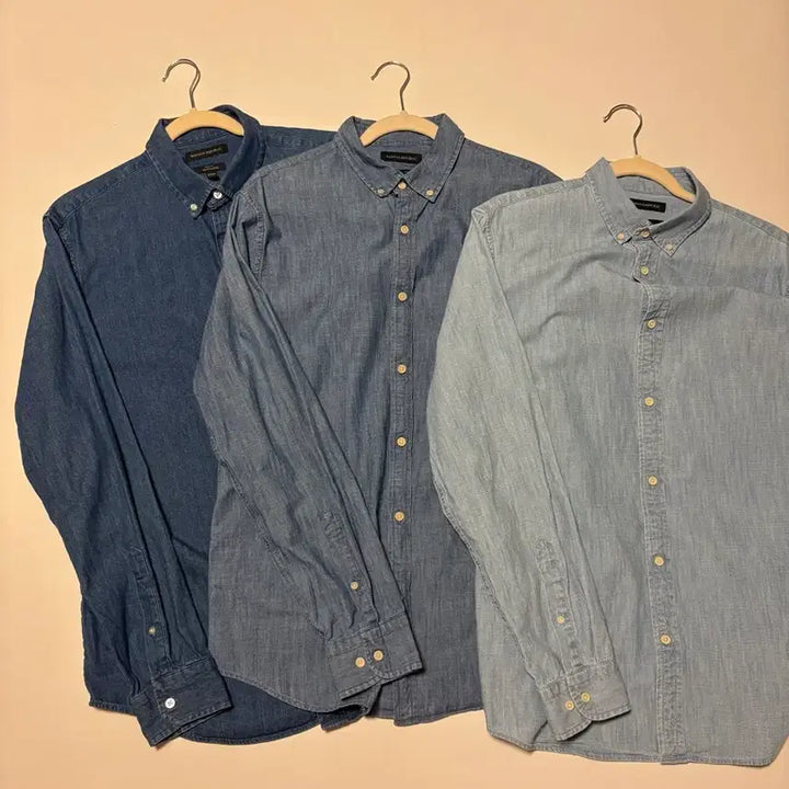 [SOLD OUT] (무료배송) 바나나리퍼블릭 남성셔츠 연청셔츠 데님셔츠 L