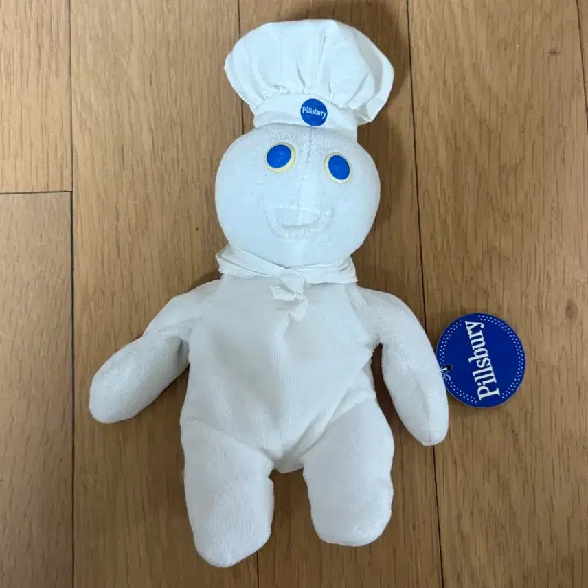 [BUNJANG] 1997 Pillsbury Doughboy Bean Bag Plush Doll / 1997년도 빈티지 필스버리 도우보이 인형