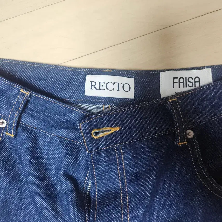 [BUNJANG] RECTO Vincent Straight Denim Jeans / 렉토 빈센트 스트레이트 데님 L