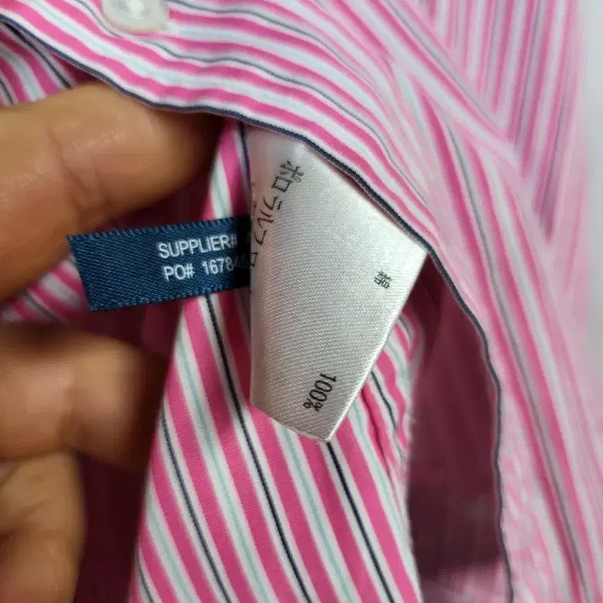 [BUNJANG] Ralph Lauren Striped Shirt / 랄프로렌 스트라이프 셔츠,실측48-39-67