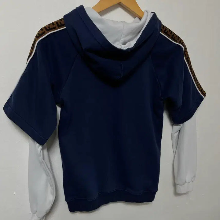 [BUNJANG] YGDY Layered Loose Fit Hoodie / 44-55 네이비 레이어드 루즈핏 후드티