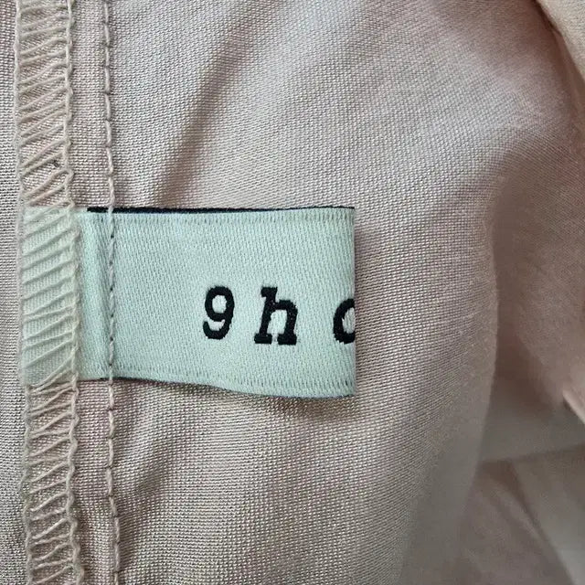 [BUNJANG] 9hope Pink Point Collar Blouse / 9hope 핑크 뽀족 카라 블라우스