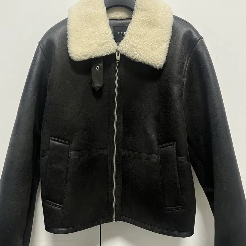 [SOLD OUT] 시스티나 시어링 카라 무톤 자켓 무스탕 55