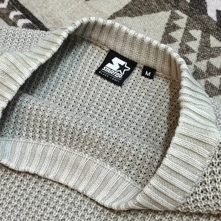 [BUNJANG] Starter Black Label Waffle Knit Sweater / STARTER BLACK LABEL 와플 니트
